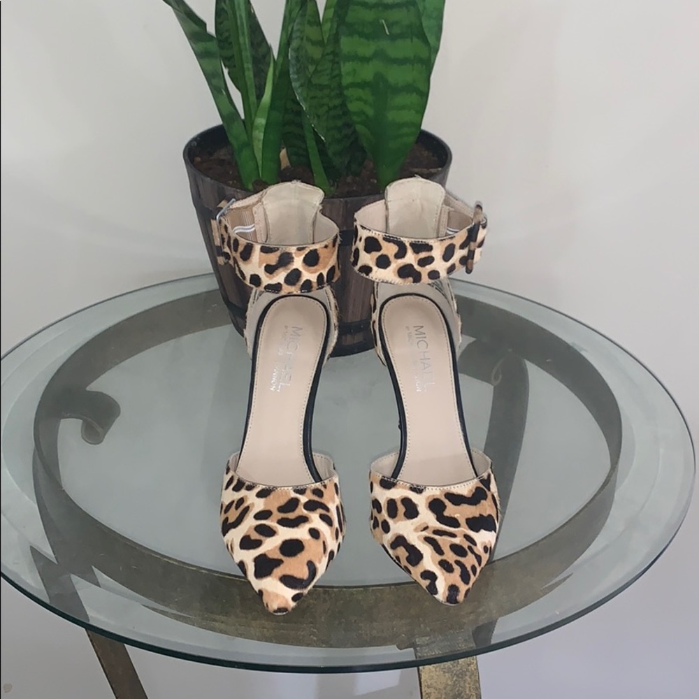 Leopard Pointed Toe Heel